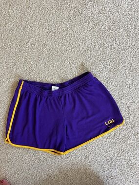 Nike LSU  Women's Purple/Gold Athletic Shorts L